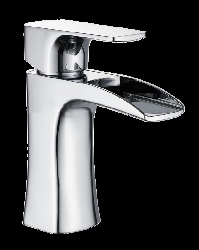 Stylish Chrome Finish Brass Basin Faucet for Elegant Modern Bathroom Design T9392W