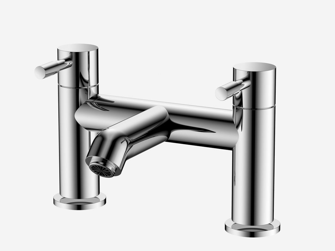 Ceramic Valve Bath Shower Mixer Faucet Contemporary Design T8834
